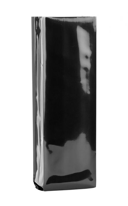 Foil gusseted bag in black