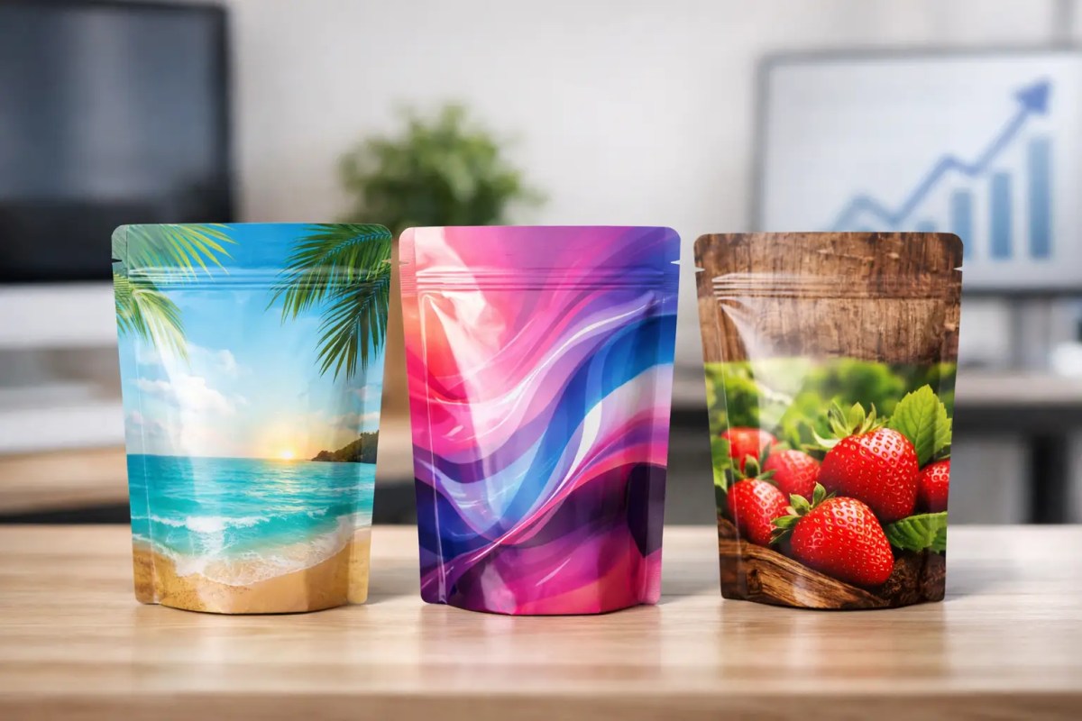 Digital Printed Stand Up Pouches for Growth